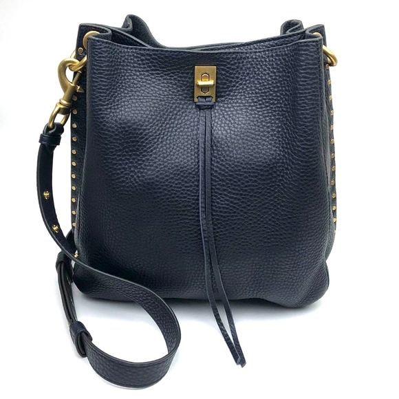 REBECCA MINKOFF Darren Leather Shoulder Bag - Picture 7 of 12